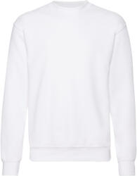 Fruit of the Loom Unisex felnőtt klasszikus, egyszínű, beállított melegítőfelső XL fehér