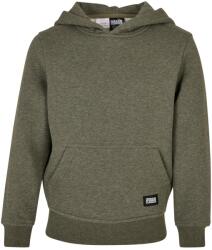 Urban Classics Fiúk Basic Melange kapucnis pulóver 5 - 6 EVES zöld