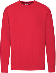 Fruit of the Loom Unisex felnőtt könnyű, beállított melegítőfelső 2XL vörös