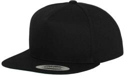 FLEXFIT Klasszikus 5 paneles Snapback sapka fekete
