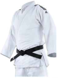 ADIDAS J690 Quest judo kimonó fekete csíkokkal 175 CM fehér|fekete