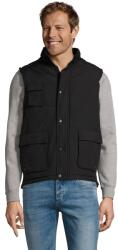 SOL'S Unisex felnőtt Wells Ripstop gilet L fekete