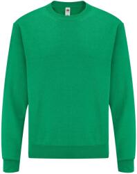 Fruit of the Loom Unisex felnőtt Classic Heather beállított pulóver L zöld