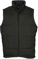 SOL'S Unisex felnőtt meleg gilet 4XL fekete