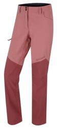 HUSKY Pantaloni softshell pentru femei Husky Kavia, burgundy