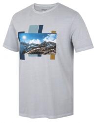 HUSKY Tricou din bumbac pentru bărbați Skyline, gri