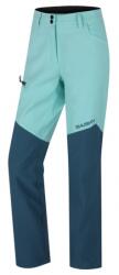 HUSKY Pantaloni softshell Husky pentru femei Kavia, mentă/turcoaz