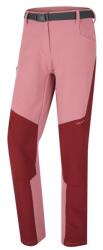 HUSKY Pantaloni Husky pentru femei Keiry, burgundy/pink