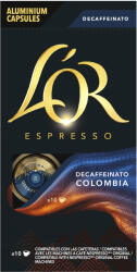 L'OR L'OR Colombia Decaffeinato Koffeinmentes ALU kapszula Nespresso®-hoz 10 db