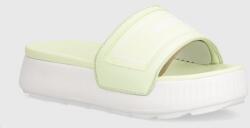 PUMA papucs Karmen Slide zöld, női, platformos, 389073 - zöld Női 38
