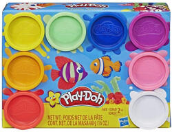 Hasbro Play-Doh: Curcubeu set plastilină 8 bucăți - Hasbro (E5044/E5062)