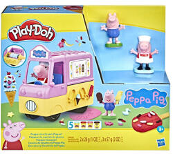 Hasbro Play-Doh: Peppa Pig set de făcut înghețată cu accesorii 227g - Hasbro (F3597)
