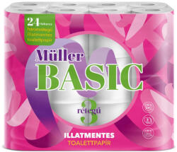 Müller wc-papír 24 tekercs 80 lap 3 réteg - Basic