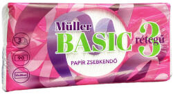 Müller papírzsebkendő 3 rétegű 90db - Basic