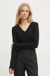 GUESS pulóver ISA könnyű, női, fekete, 4YGR26 5613Z - fekete XL