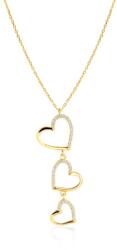 SAVICKI Colier din aur 585 cu diamante albe 0.18 ct 44 cm