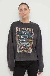 Rip Curl pamut melegítőfelső szürke, női, nyomott mintás - szürke M