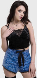 KILLSTAR Pantaloni scurți femei (pijamale) KILLSTAR x CORPSE BRIDE - Whimsy Flutter - Albastru - KSRA012407