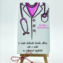 Gravolo Agenda A5 pentru Medic Roz (C1459)