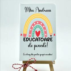Gravolo Agenda Personalizata Alba pentru Educatoare (C1456)