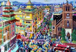 Alipson Puzzle - Puzzle San Francisco - China Town - 1 000 piese
