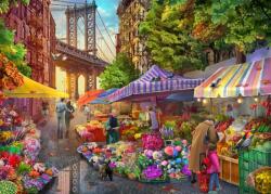 Bluebird Puzzle - Puzzle Piața de flori din Brooklyn - 500 piese Puzzle