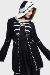 KILLSTAR дамски пуловер (жилетка) KILLSTAR x CORPSE BRIDE - Scraps - Black/White - KSRA012400
