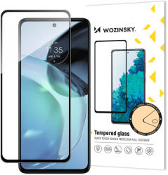 Wozinsky Motorola Moto G72 9H üvegfólia Wozinsky Full Glue 9H fekete kerettel tokbarát