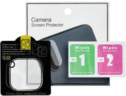 5D Glass Teljes Ragasztású Kamera Edzett Üveg - iPhone 12 Pro Max Átlátszó üvegfólia