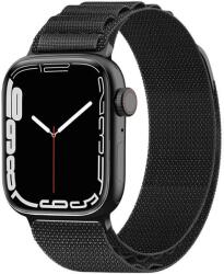 Hurtel Szíj Alpesi acél csattal Apple Watch 38/40/41 mm - fekete