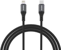 Dudao L3CL USB-C - Lightning 30W Fonott Kábel 1.2m - Fekete,