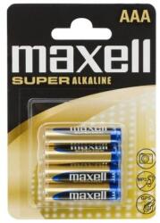 Maxell Mikroceruza elem AAA LR03 XL Super Alkaline 1, 5V 4db/cs 18731