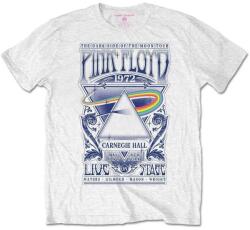 Pink Floyd Ing Carnegie Hall Poster Unisex White 2XL (PFTEE78MW05)