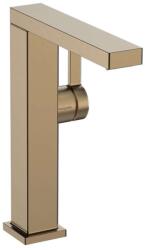 Hansgrohe Tecturis E - Kagylókeverő Push-Open kifolyóval, CoolStart, EcoSmart, csiszolt bronz színű 73063140 (73063140)