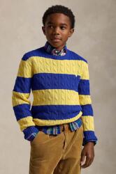 Ralph Lauren gyerek pamut pulóver sárga, 323861966008 - sárga 140-149