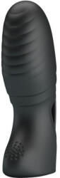 Pretty Love Alan - szilikon ujjas vibrátor fekete színben
