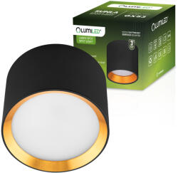 Lumileds HALOGEN Felületre szerelhető SUNLA Tube Gx53 LED Spot mennyezeti égőhenger fekete - arany LUMILED (LEDOPRMIA506)