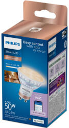 Philips LED izzó GU10 4.7W = 50W 2700-6500K 36° SMART WiFi Philips WiZ (PHWIZ0816)
