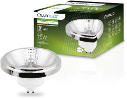 Lumileds LED izzó ES111 GU10 10W = 75W 1055lm 4000K Semleges 38° Ezüst LUMILED (LEDZARMI945)