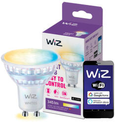Philips LED izzó GU10 4.7W = 50W 2700-6500K 36° SMART WiFi WiZ (PHWIZ0581)