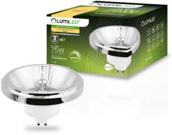 Lumileds LED izzó GU10 ES111 10W = 75W 1055lm 3000K Meleg 38° Ezüst LUMILED (LUMLEDR0310)