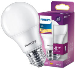 Philips LED izzó E27 A60 4, 2W = 40W 470lm 2700K meleg fehér PHILIPS (8720169324039)