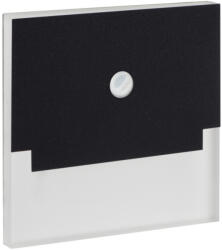 Kanlux LED lépcsőházi lámpa SABIK 0.8W 14lm 4000K 12DC semleges fekete KANLUX mozgásérzékelő (KANSCI0335)