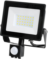 Kobi LED reflektor halogén 30W 2505lm 4000K IP65 fekete mozgásérzékelő MH Kobi (KOBNAS508)