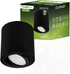 Lumileds Felületre szerelhető HALOGEN Spot Tube EGIO GU10 LUMILED kerek fekete 83mm (LEDOPRMIA552)