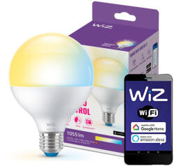 Philips LED izzó E27 G95 11W = 75W 2200-6500K SMART WiFi WiZ (PHWIZ0526)