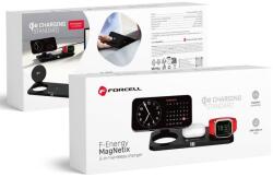 Forcell F-Energy MagNetix 3 az 1-ben QI2 20.5W Vezeték Nélküli Töltő - MagSafe kompatibilis