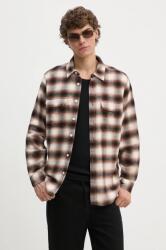 Levi's pamut ing férfi, galléros, relaxed - barna L