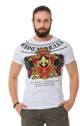 Cipo & Baxx tricou bărbați CT718 Alb M