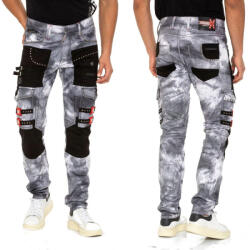 Cipo & Baxx pantaloni barbati CD805 L: 34 buzunare Gri 36